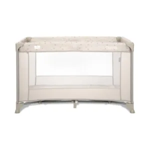 Patut pliabil pentru copii Lorelli Carina Beige Stars