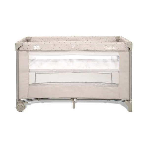 Patut pliabil pentru copii Lorelli Carina Beige Stars
