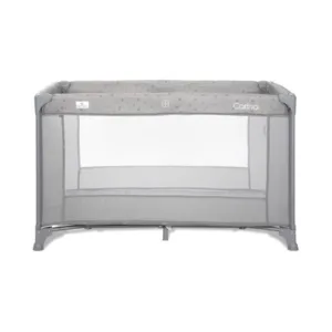 Patut pliabil pentru copii Lorelli Carina Grey Stars