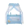Patut pliabil stil baldachin Magic Sleep cu accesorii Blue Moon Sleeping Bear