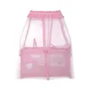 Patut pliabil stil baldachin Magic Sleep cu accesorii Mellow Rose Ballerina Bear