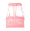 Patut pliabil stil baldachin Magic Sleep cu accesorii Pink Princess