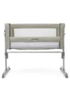 Patut pliant 2 in 1 Roomie Glide Almond Joie cu panou lateral glisant