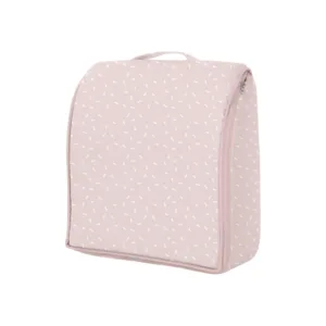 Patut portabil pentru bebelusi si rucsac 2in1 KikkaBoo Memory Confetti Pink multifunctional