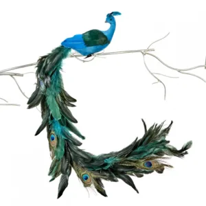 Paun decorativ 69 cm