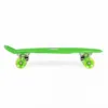 Penny board pentru copii cu lumini led verde