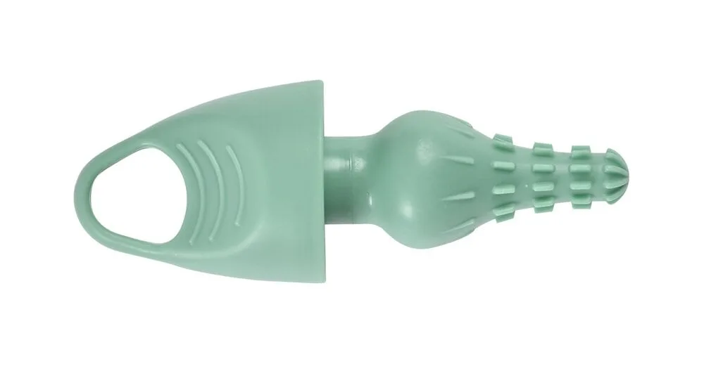 Perie din silicon Beaba 2 in 1 Sage Green