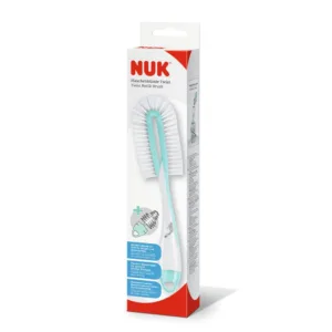 Perie pentru biberoane si suzeta Nuk 2 in 1 Twist Mint