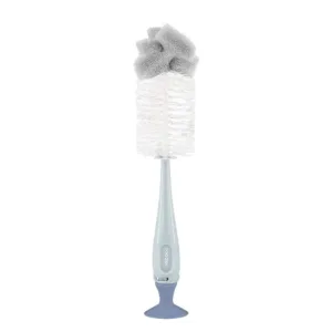 Perie pentru biberoane si tetine 2 in 1 Kikka Blue