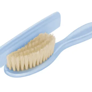 Perie si pieptan pentru bebelus Sky blue Rotho babydesign