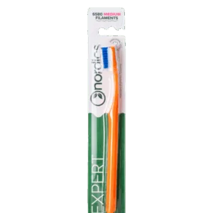 Periuta de dinti Expert Curve 6580 filamente - medie - portocaliu Nordics