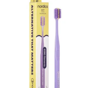 Periuta de dinti Ortho 6580 filamente moale mov Nordics