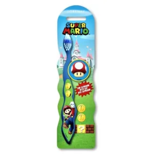Periuta de dinti copii cu capac Super Mario Lorenay