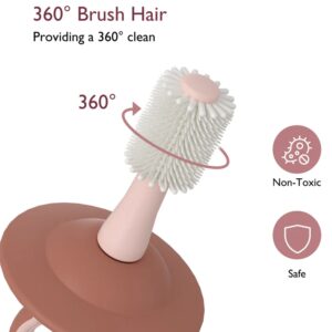 Periuta de dinti din silicon 360 grade Momcozy verde