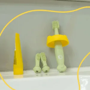 Periuta de dinti din silicon pentru bebelusi Badabulle