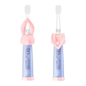 Periuta de dinti electrica Vitammy Bunny Light Pink pentru copii 0-3 ani