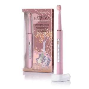 Periuta de dinti electrica Vitammy Harmony 60000 vibratiimin 3 moduri de periaj roz TB8132-CE