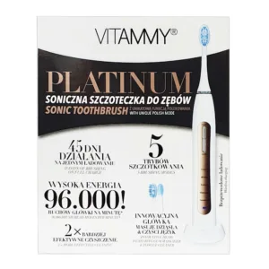 Periuta de dinti electrica Vitammy Platinum 96000 vibratiimin 5 moduri de periaj