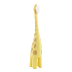 Periuta de dinti pentru bebelusi si copii 0-3 ani cu peri moi si maner ergonomic Dr.Brown Giraffe