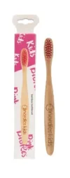 Periuta de dinti pentru copii din bambus roz Nordics
