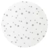 Perna bebelusi MimiNu profilata cu doua fete 23x26 cm Velvet Mini Gray Stars