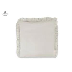 Perna clasica de dormit MimiNu cu husa detasabila din bumbac 40x40 cm Royal beige