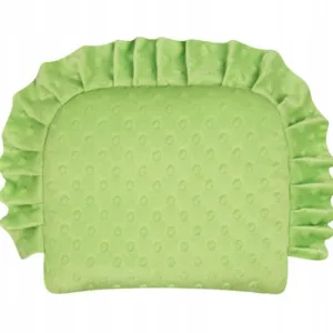 Perna clasica de dormit cu volanas 28x25 cm Minky Green