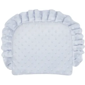Perna clasica de dormit cu volanas 28x25 cm Minky Grey