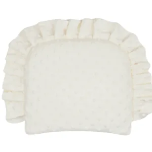 Perna clasica de dormit cu volanas 28x25 cm Minky Yellow