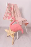 Perna decor Flamigo Roz Auriu