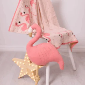 Perna decor Flamigo Roz Auriu