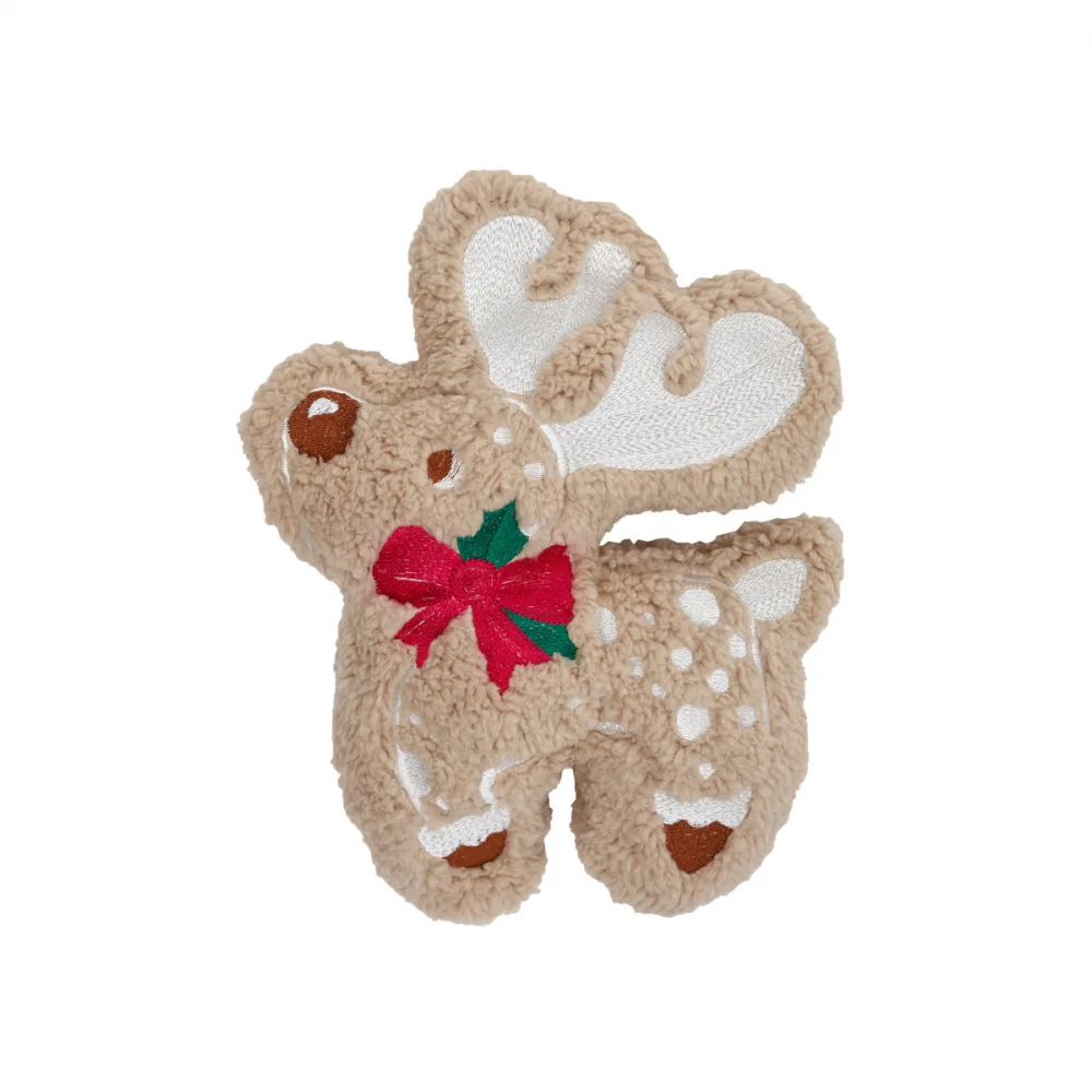 Perna decorativa Twins Reindeer Beige