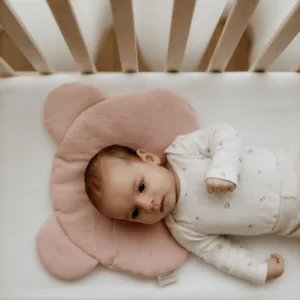 Perna din bumbac cu urechi Muselina Rose Sleepee