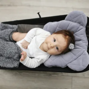 Perna din catifea ursulet Royal Baby gri Sleepee