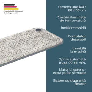 Perna electrica in format XXL Beurer