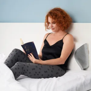 Perna ortopedica cervicala pentru dormit cu extensii si suport ergonomic pentru gat Suporto Negru din spuma cu memorie