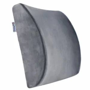 Perna ortopedica lombara din spuma cu memorie Somnart Gri