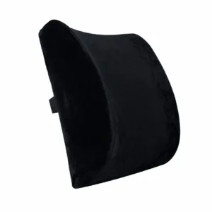 Perna ortopedica lombara din spuma cu memorie Somnart Neagra