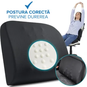 Perna ortopedica lombara lata Suporto din spuma cu memorie