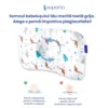 Perna ortopedica pentru bebelusi 8-24 luni Suporto Baby Dinozauri impotriva plagiocefaliei