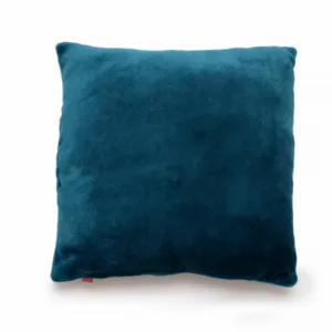 Perna pufoasa de plus KidsDecor albastru turcoaz din polyester 37x37 cm
