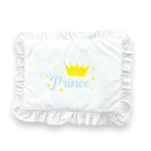 Perna slim cu volanas Prince alb