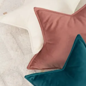 Perna stea Velvet culoare crem perlat catifea marimea S 39 cm