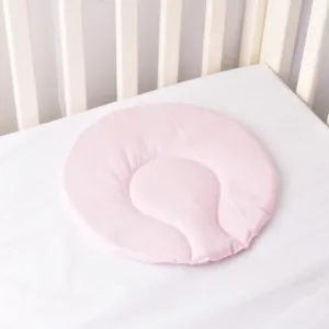 Pernuta plata rotunda 30x30 cm bumbac roz