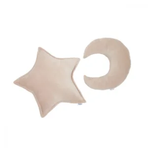 Pernute decorative Twins moon  star maro