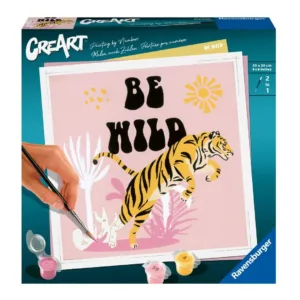 Pictura pe numere Ravensburger Creart Tigru Be Wild RVSPBN23665