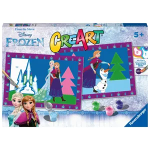 Pictura pe numere pentru copii Ravensburger CreArt 2 sabloane Disney Frozen