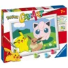 Pictura pe numere pentru copii Ravensburger CreArt Personaje Pokemon