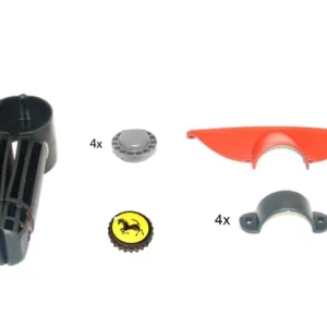 Piese prindere spoilere Ferrari 150 Plastic pentru Kart Buddy