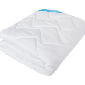 Pilota de iarna antiacarieni Somnomed din microfibra alba 200 x 220 cm